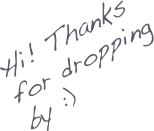 Hi! Thanks for dropping by :)